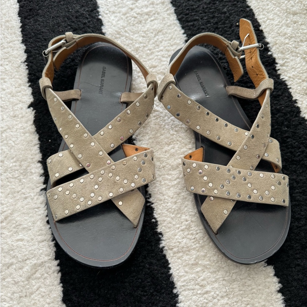 Suede Isabel Marant sandals size 37
